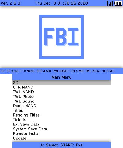 fbi 3ds